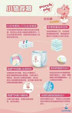 朋友圈小豬找褲紙尿褲.減少寶寶的PP摩擦，芯體采用微納米技術圖片