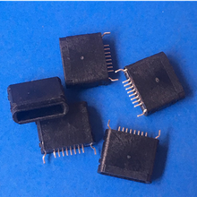 夾板蘋果56母座iPhone蘋果全塑夾板0.6插座插板式轉(zhuǎn)接頭用