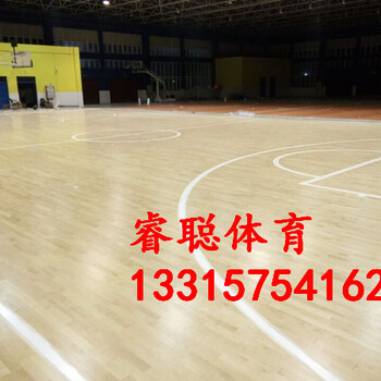 浙江篮球馆木地板的安装结构