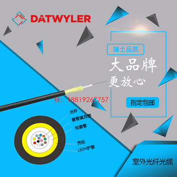 北京DAETWYLER德特威勒8芯室外光缆单模多模万兆光纤铠装