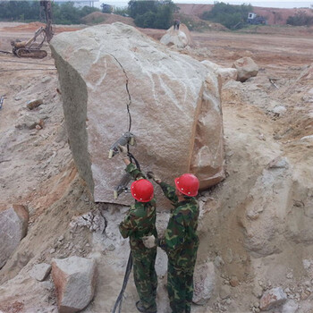 采石场高产量破碎石头液压分裂机好用吗