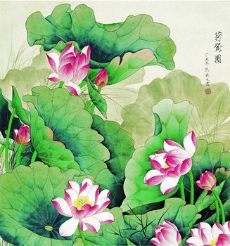 客厅装饰画壁画现代简约无框山水玄关沙发背景墙画长青发财树挂画