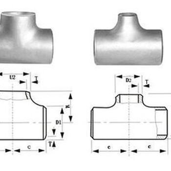 异径碳钢三通规格%天津