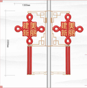 寧夏銀川LED中國結(jié)LED中國夢鳳凰中國夢、可加工定制字以及圖案