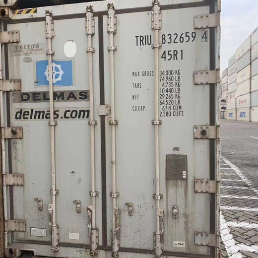 广州港回收废旧集装箱价格