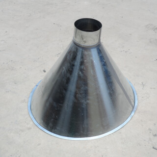不锈钢油烟罩白铁皮加工排风管排烟管排气管镀锌共板螺旋通风管道图片5