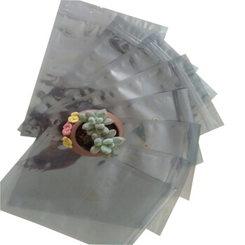 成都APET灰色透明防静电塑料袋三边封平口屏蔽袋厂家现货