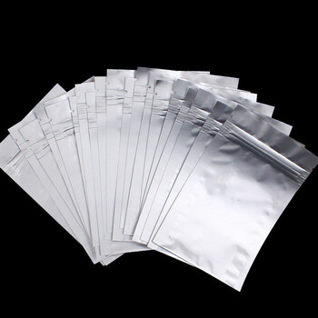绍兴厂家定制银色防静电纯铝复合塑料袋真空袋