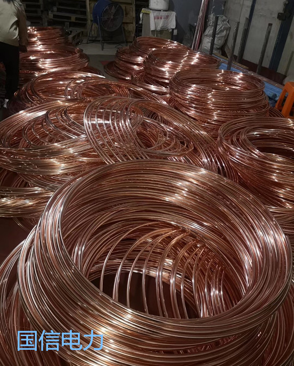 国信电力专业生产铜包钢圆线，镀铜圆钢，铜覆钢圆钢
