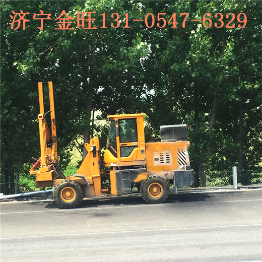 辽宁抚顺公路打桩机装载式护栏打桩机厂家