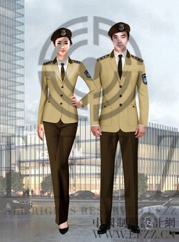 酒店商场保安工作服物业礼宾服制服保安服套装设计