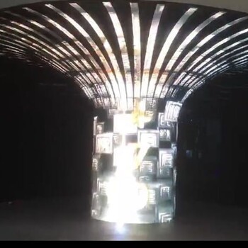 朗润异形显示屏,湘潭蘑菇型展厅LED显示屏