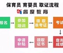 南京浦口桥北桃园保育员资格证培训报考电话保育员培训内容图片