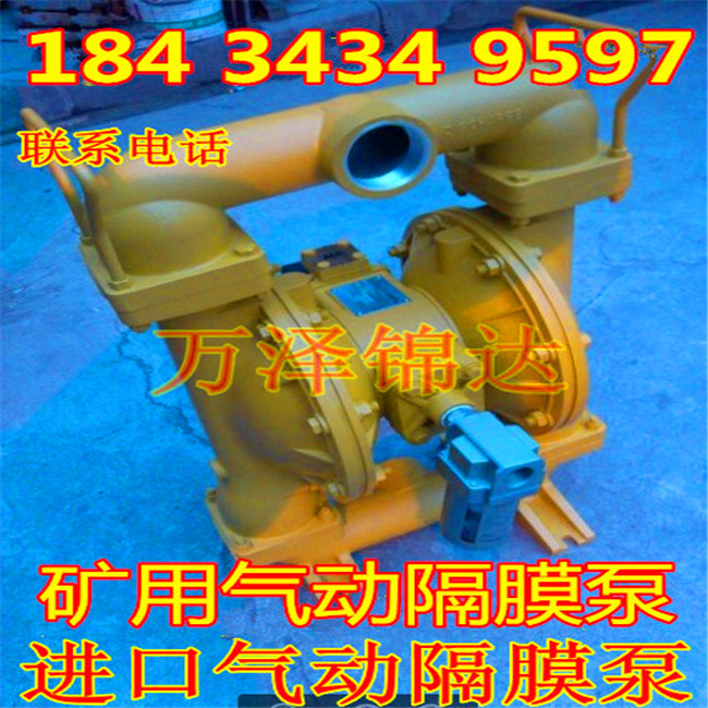 甘肃武威BQG-375/0.5矿用气动隔膜泵操作视频