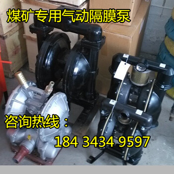 内蒙赤峰BQG-375/0.5矿用气动隔膜泵质量保障