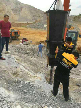 辽宁新民市开挖水渠不能爆破快速破石方法厂家价格