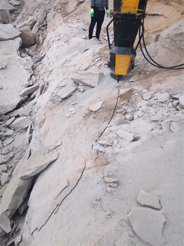 克拉玛依静态拆除石头分裂解体设备快速开采设备