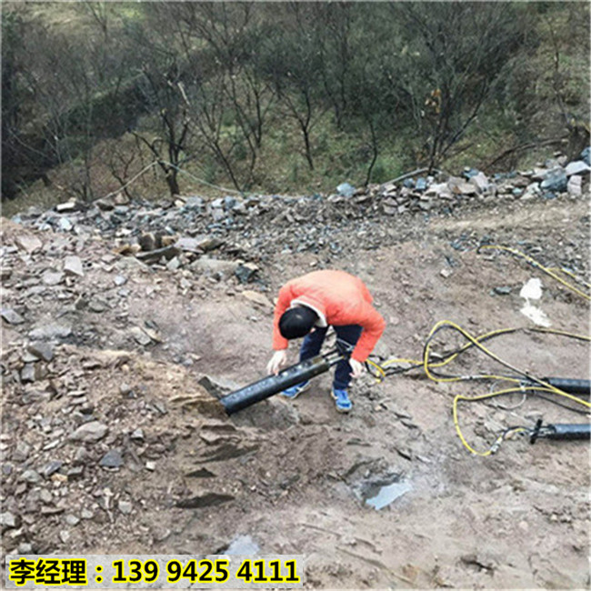 惠州惠阳地基开挖液压撑石机案例视频