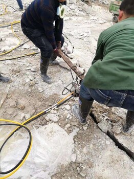 甘肅張掖城市地基巖石開挖分裂機哪家好