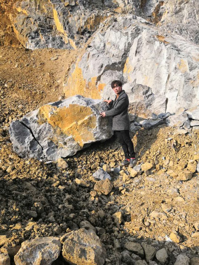 湖南长沙矿山老板什么办法开采石头效果视频