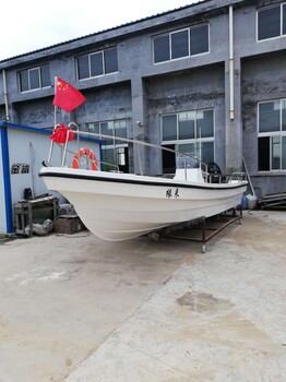 威海荣晟船艇RS680玻璃钢钓鱼艇7米钓鱼船