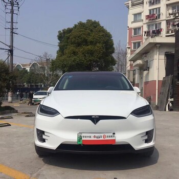 租特斯拉modelX自驾租车，上海租特斯拉X纯电动SUV代驾租车