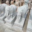 石雕大象-河北雕塑厂曲阳石雕咨询,石雕加工价格,汉白玉雕刻图片