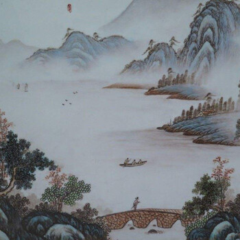 山水瓷板畫到哪里上門收購