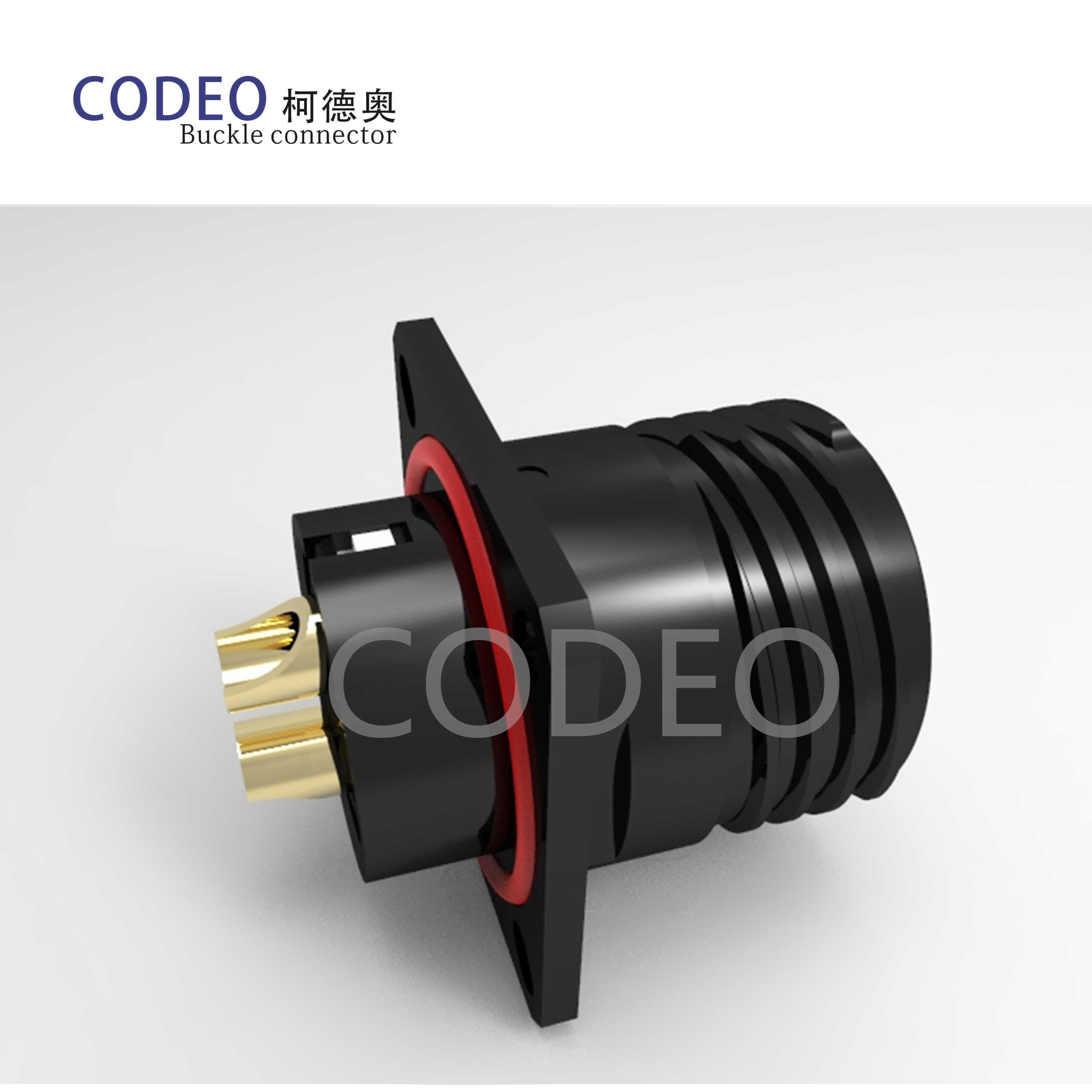 现货销售电动汽车通讯连接器250A大电流插头插座