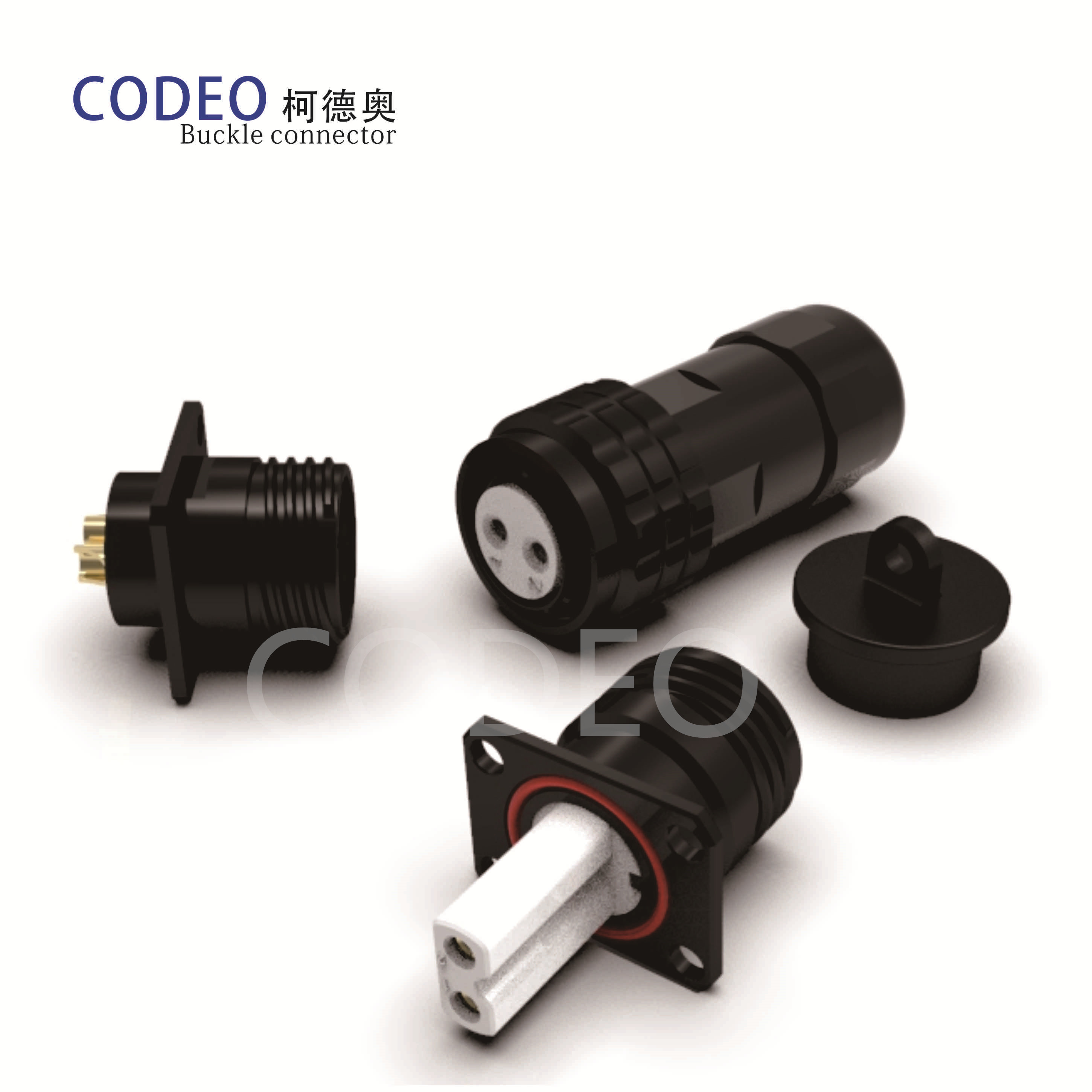 深圳连接器厂家整车控制器(PDU)多合一系列连接器抗振动防水航空插头