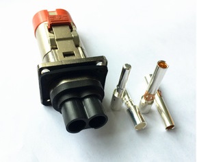现货销售高压大电流(350A~450A)卡扣式连接器2芯~9芯小电流插头插座