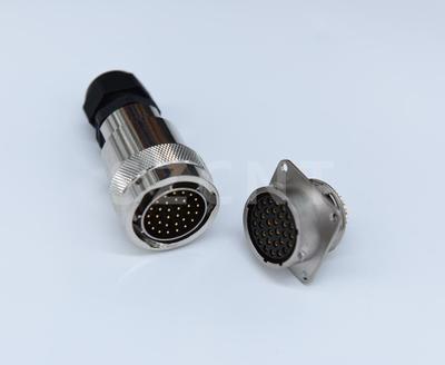 生产加工金属推拉式大电流连接器耐恶劣环境防腐蚀插头插座