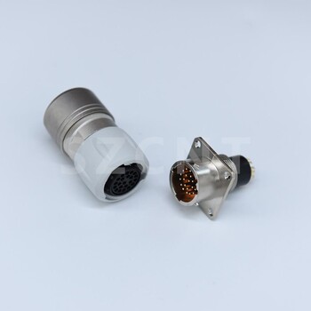 生产加工金属推拉式大电流连接器耐恶劣环境防腐蚀插头插座