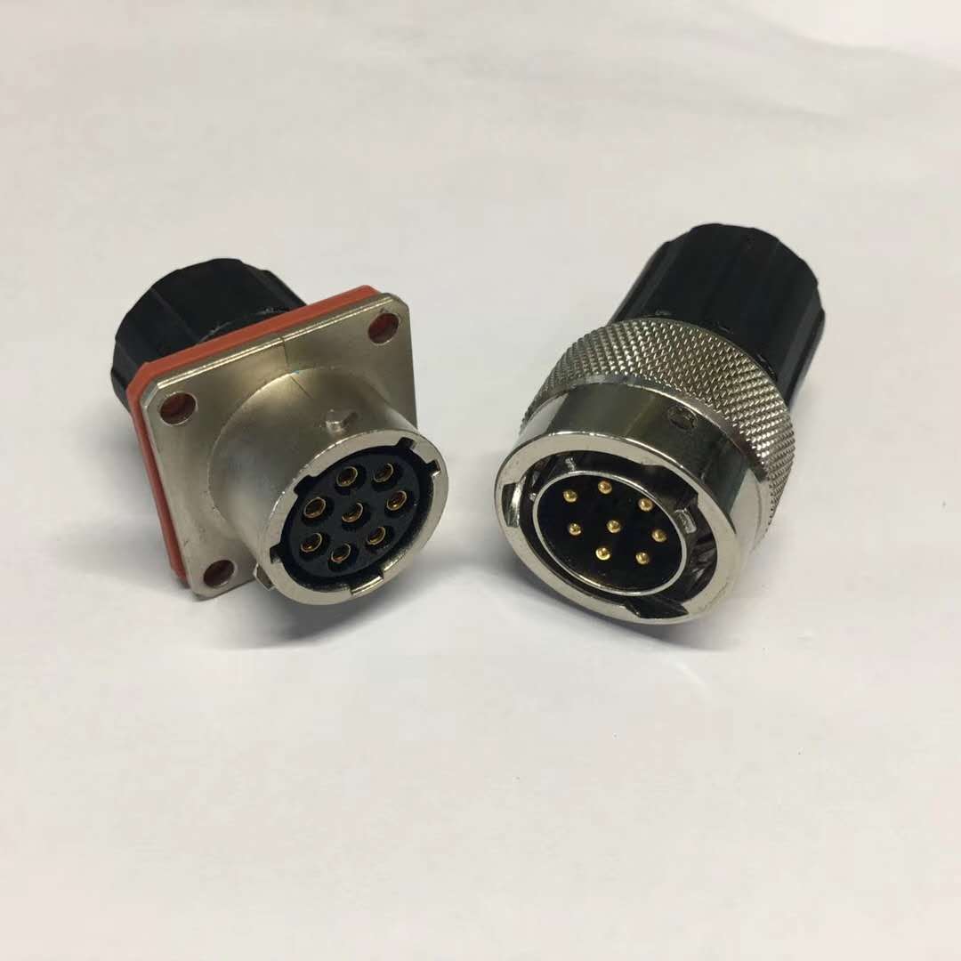 现货销售高压大电流连接器防误插连接可靠插头插座