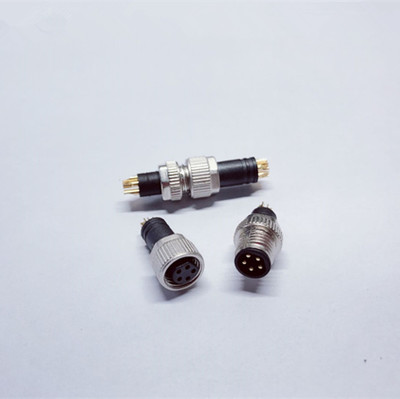 定制生产M12工业防水连接器8芯12芯17芯防水连接器
