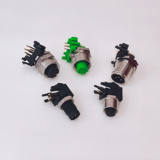 定制生产4芯带线连接器8芯12芯17芯圆形连接器