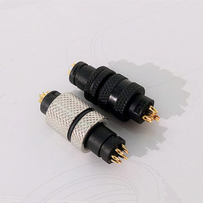 深圳柯耐特4芯带线连接器IP67金属屏蔽航空插头