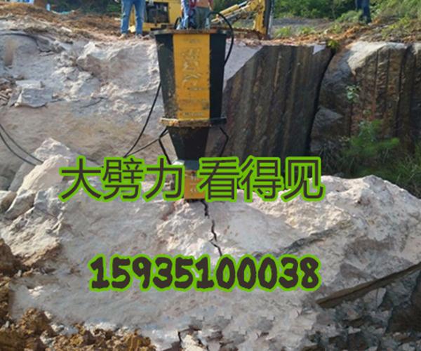 矿山不能爆破顶石劈裂机岩石开裂机陕西重庆贵州进口设备