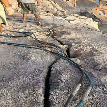 矿山开采石头大劈力开石机开石头机器河南安徽生产视频