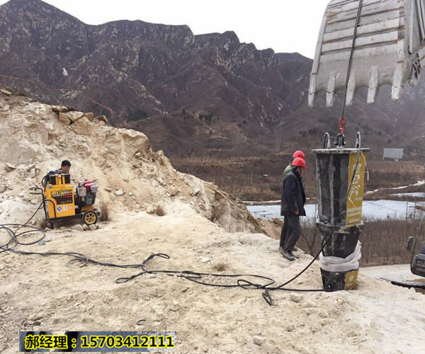 武威市距离建筑物太近不能用爆破怎么破除岩石-破石