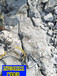 三门峡采石场开挖石头小型分裂器一服务周到