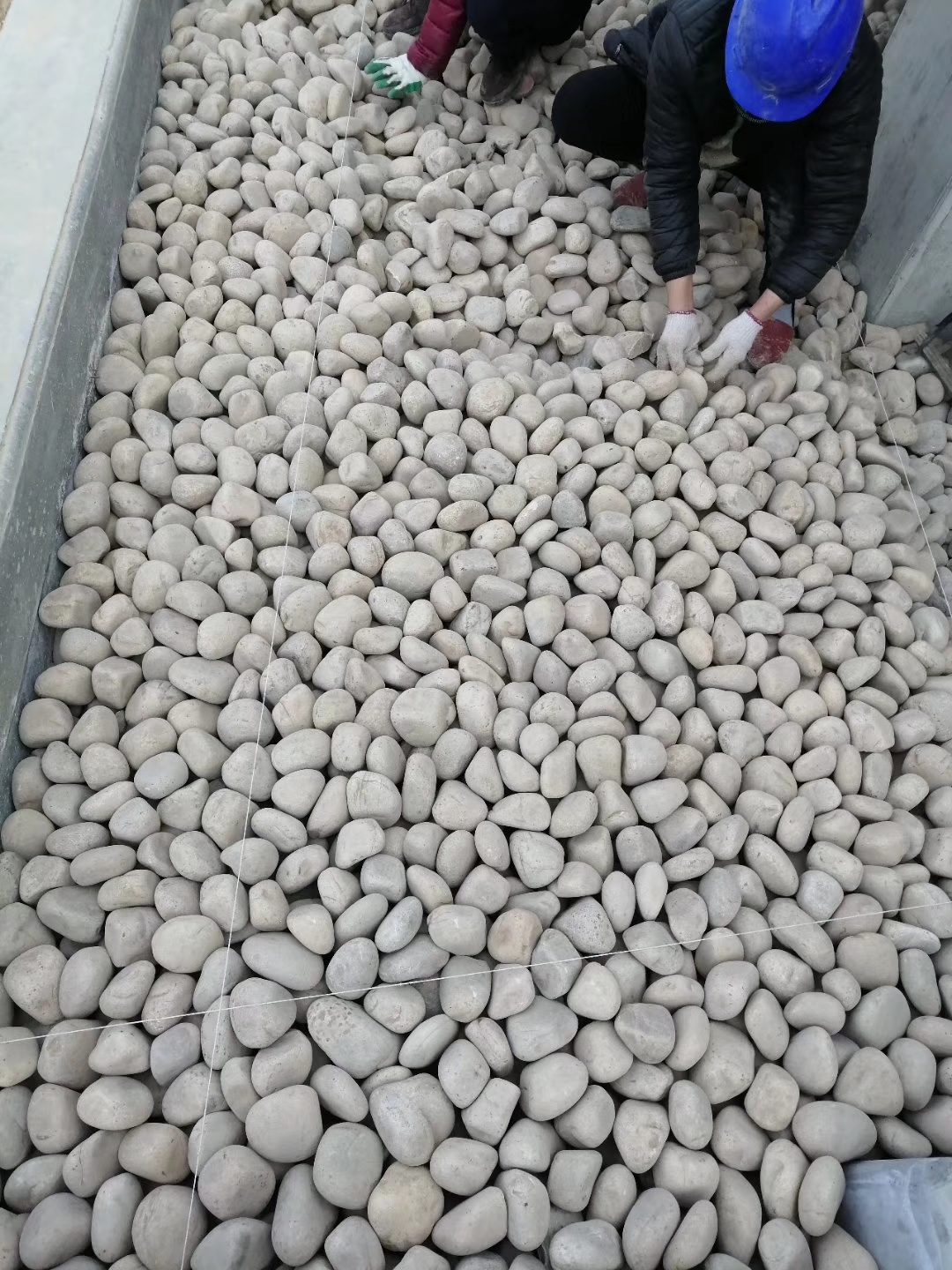 上海鵝卵石上海電廠鵝卵石格