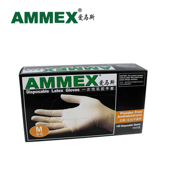 AMMEX爱马斯TLFC一次性橡胶手套