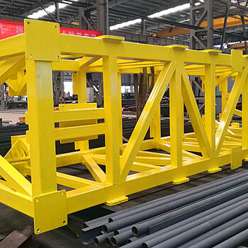 中国山东三维钢构-格构式钢结构柱加工对外贸易西班牙