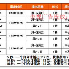 中央人民广播电台《音乐之声》广播费用？