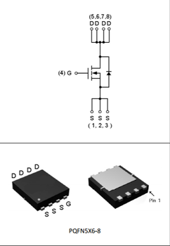 N通道MOSFETTDM3736封装DFN56