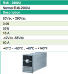 艾默生R48-2900U整理模块艾默生r48-2900u