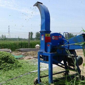 养殖场适用多功能铡草机生产厂家圣泰牌秸秆铡草机型号