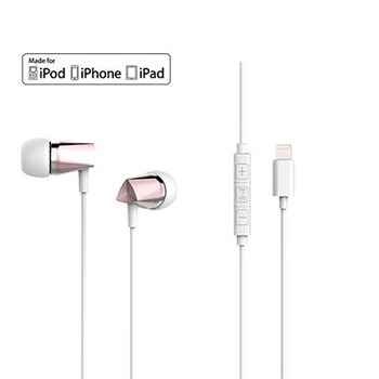 创盈达工厂直供CYD18MFI苹果耳机苹果原装耳机入耳式金属耳机高低音入耳式耳机