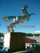 新疆不锈钢奔马雕塑，新疆不锈钢动物雕塑厂家定制